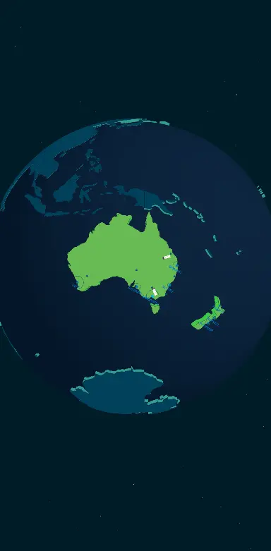 Global network visualization